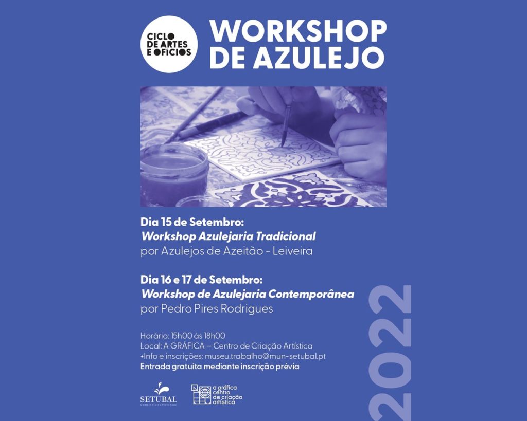 Workshop Azulejaria, Dias 15, 16 E 17 De Setembro – Azeitão